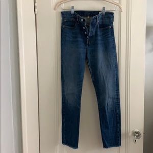 Levi's Wedgie High-Rise Straight Jeans
